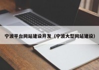 宁波平台网站建设开发（宁波大型网站建设）